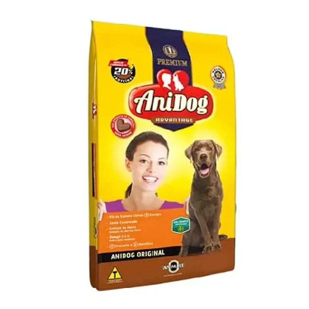 Ração Anidog Premium 20% 10.1kg